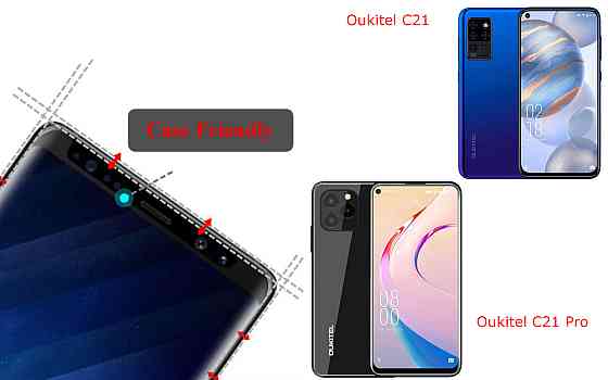 Захисне скло HyperGlass Pro для Oukitel C21, Oukitel C21 Pro – максимальна чутливість та захист Київ