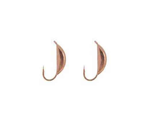 Мормишка вольфрам Супер-банан 2,5мм 0,68г copper (2шт/уп) ТМ FISHING ROI Київ