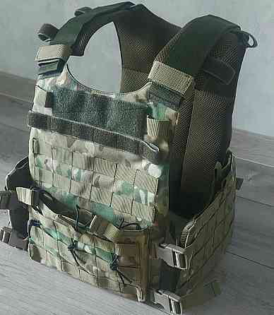 Тактическая плитоноска Кордура 1000D + 3 подсумка (без плит) Мультикам Киев