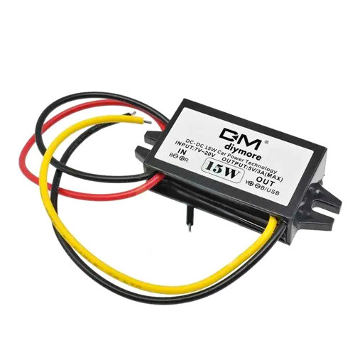 Перетворювач напруги 12В-5В 3А, прихована проводка реєстратора Вінниця - фото 1