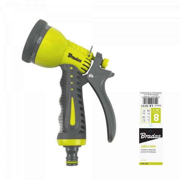 Пистолет для полива огорода 8 режимов LE-5111 BRADAS Польша Киев - изображение 2