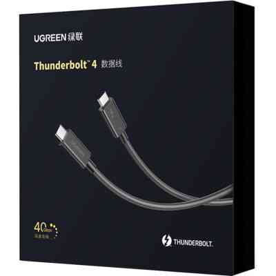 Дата кабель USB-C to USB-C 0.8m USB 4.0 THUNDERBOLTUS501 8K40Gbps Black Ugreen (30389) Вінниця