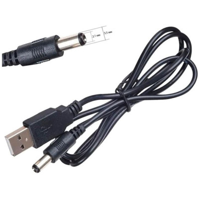Кабель питания USB to DC 5.5x2.1mm 5V 1.0m Dynamode (DM-USB-DC-5.5x2.1mm) Винница - изображение 4