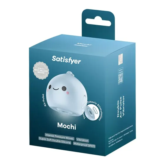 Вакуумний кліторальний стимулятор Satisfyer Mochi Frost Blue Львов