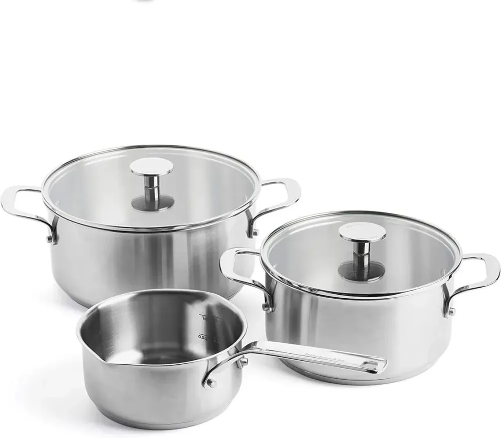 Набір каструль stalowych 5 elementów / KitchenAid Киев - изображение 1