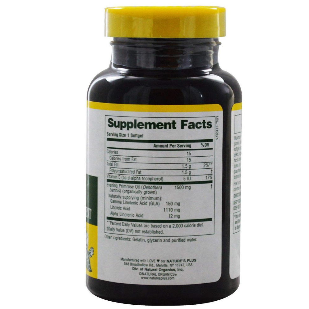 Олія вечірньої примули Nature's Plus Ultra EPO 1500 60 капс Київ - фото 2