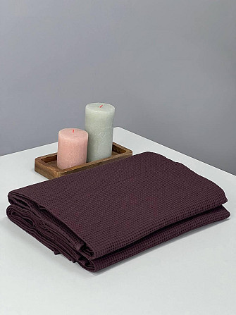 Вафельний рушник Ideal Textile 100х150 см 220 г/м2 (56861026) Коричневий Чернівці - фото 7