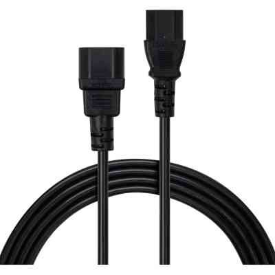 Кабель питания C13 to C14 3.0m 1mm2 Vinga (VCPP1C13143BK) Винница