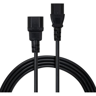 Кабель питания C13 to C14 3.0m 1mm2 Vinga (VCPP1C13143BK) Винница - изображение 2