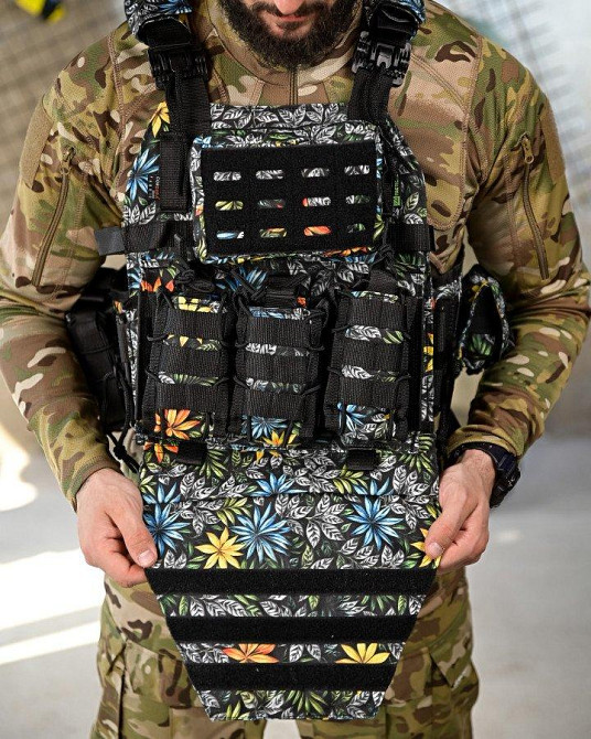 Плитоноска 4 быстрых сброса с напашником NETFLIX VTM   ПП4638 Одесса - изображение 4