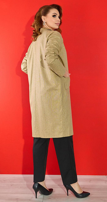 Легке лляне пальто (48) Київ - фото 2