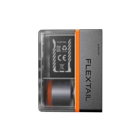 Велосипедний міні насос-задня фара Flextail Tiny Tire Pump ACS, чорний Київ