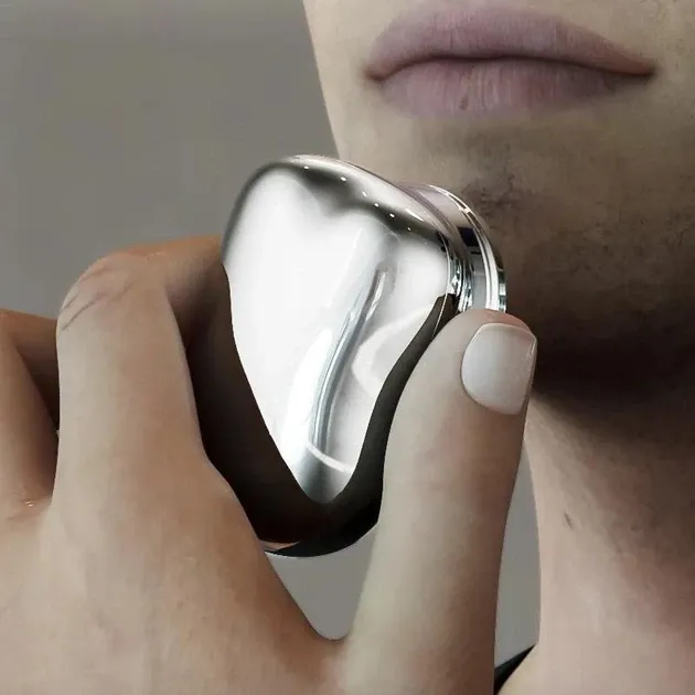 Бритва Mini Shaver USB, акумулятор 300 мАг, вологозахист IPX7, 3 леза, зарядка Type-C Київ - фото 7