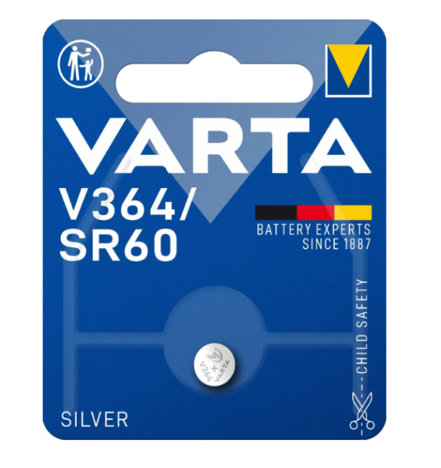 Батарейка таблетка Varta V364 SR60 1.55V 1 шт. Ровно - изображение 1
