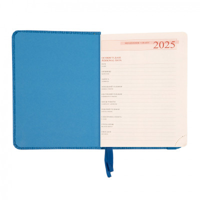 Еженедельник Leo planner датированный 2025 Ukraine А6 сине-желтый 352 страницы (252555) Винница - изображение 9