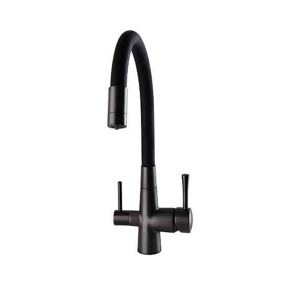 Змішувач для кухні під осмос Globus Lux LAZER GLLR-0903-11-GRAPHITE Луцк