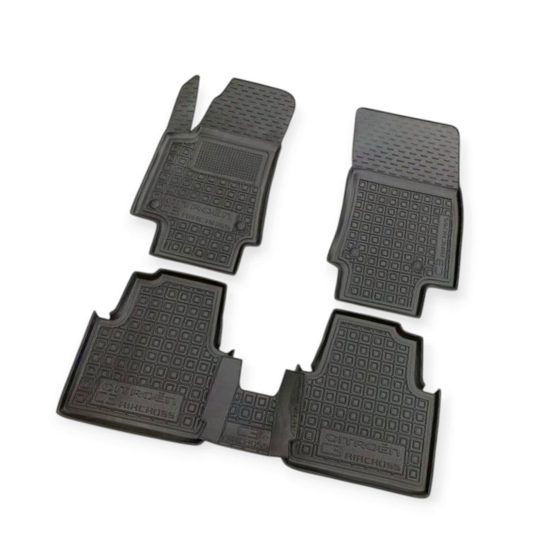 Килимки citroen с3 aircross 2017-> борт 2,5 см, з перемичкою салону Мукачево - фото 1