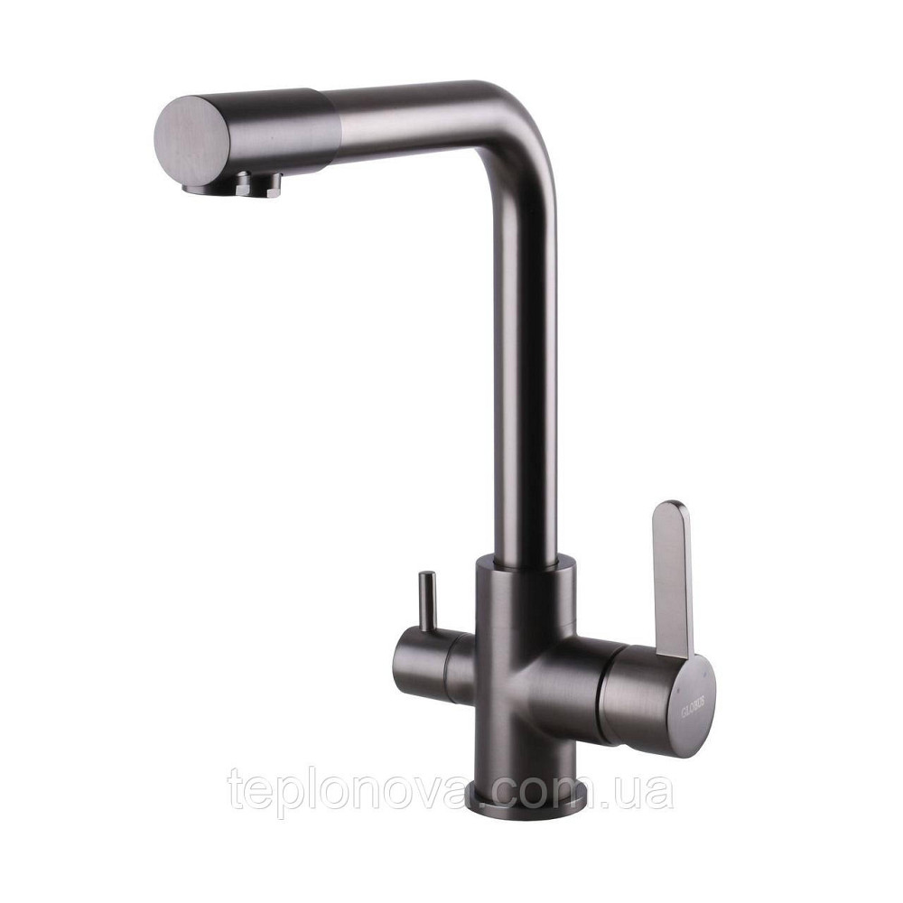 Смеситель для кухни под осмос Globus Lux LAZER GLLR-0444-11-GRAPHITE Черновцы - изображение 1