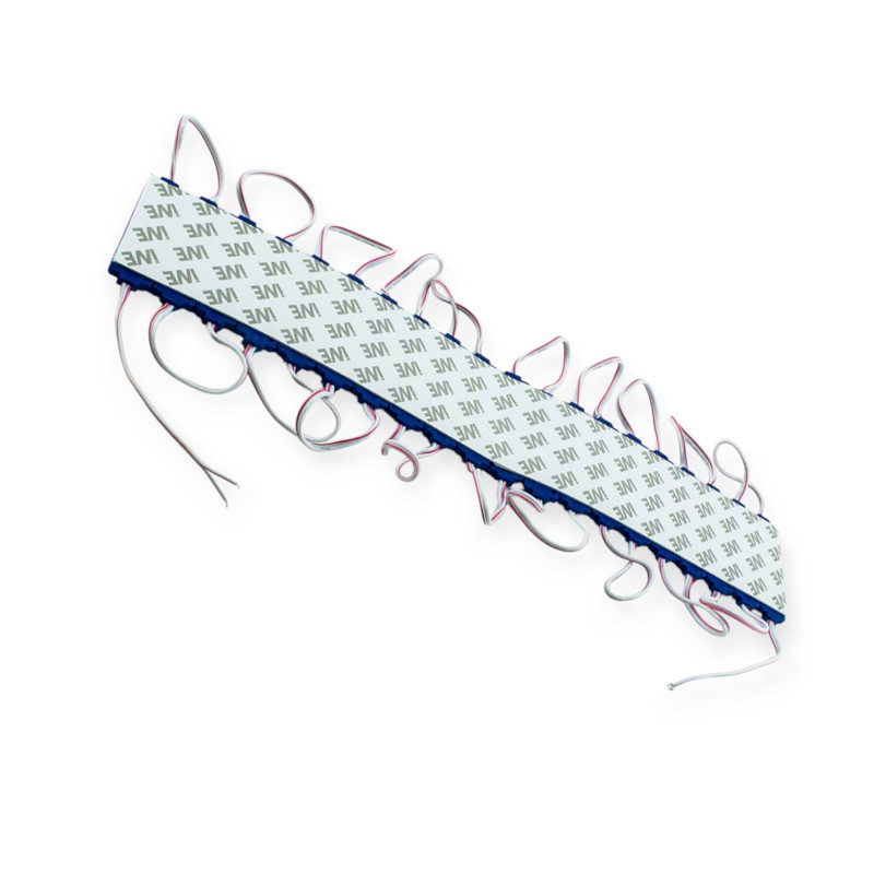 Модуль світлодіодний 12V Синій 6 SMD 2835 1, 44W Long Lens (20шт) Мукачево - фото 2