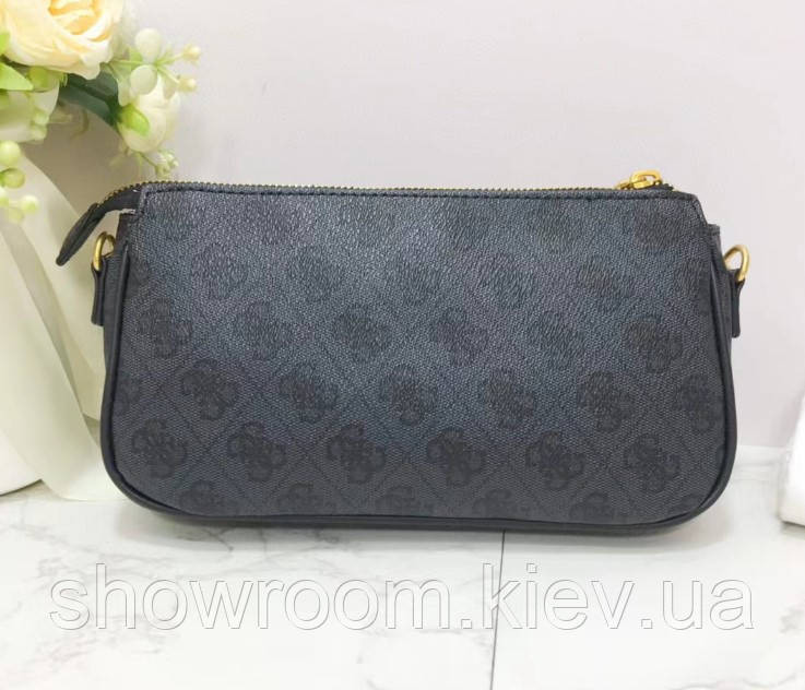 Женская сумочка с органайзером на плечо Guess (865470) серая Киев - изображение 2