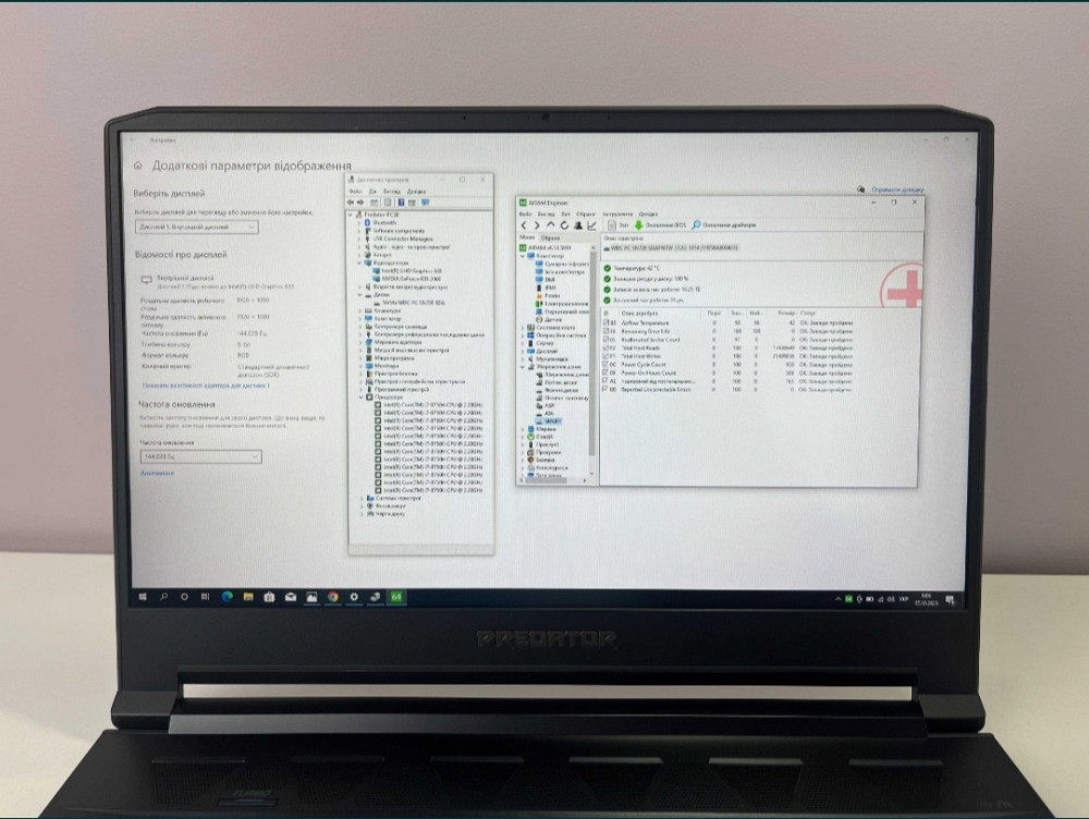 Aser Predator 144Hz RTX 2060 6Gb i7-8750H RAM 16Gb SSD 512Gb. Киев - изображение 8