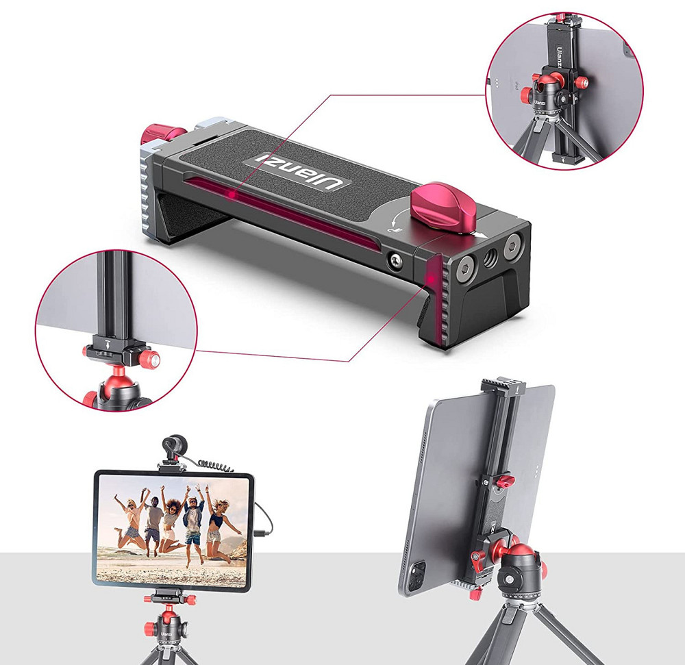 Держатель планшета 23см алюминий Ulanzi U-Pad III Киев - изображение 2