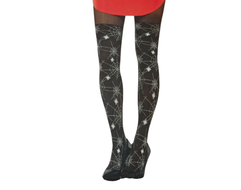 Колготки на Хелловін з павуками жіночі 40 den чорний Київ - фото 1