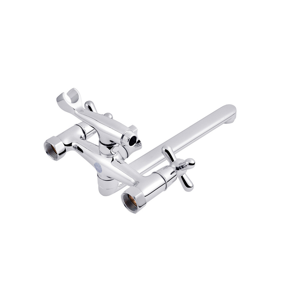 Змішувач для ванни Kroner KRP Royce - C070 з душовим гарнітуром, хром Київ - фото 3