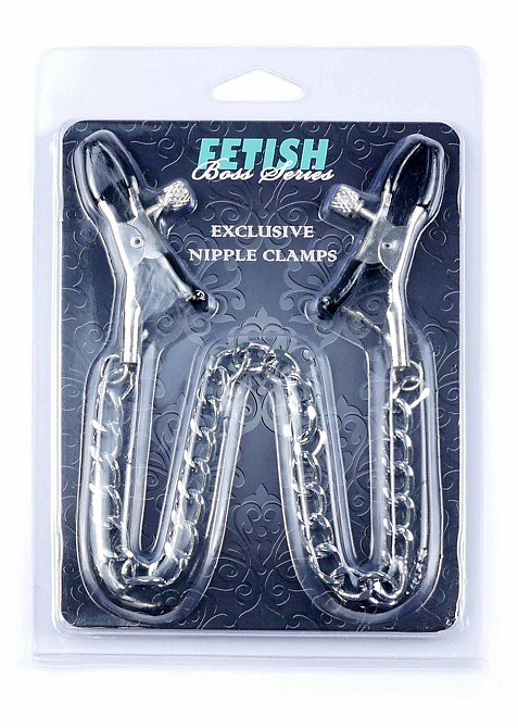 Затискачі для сосків - Exclusive Nipple Clamps No.7 - Fetish Boss Series Sex Aura Київ - фото 3