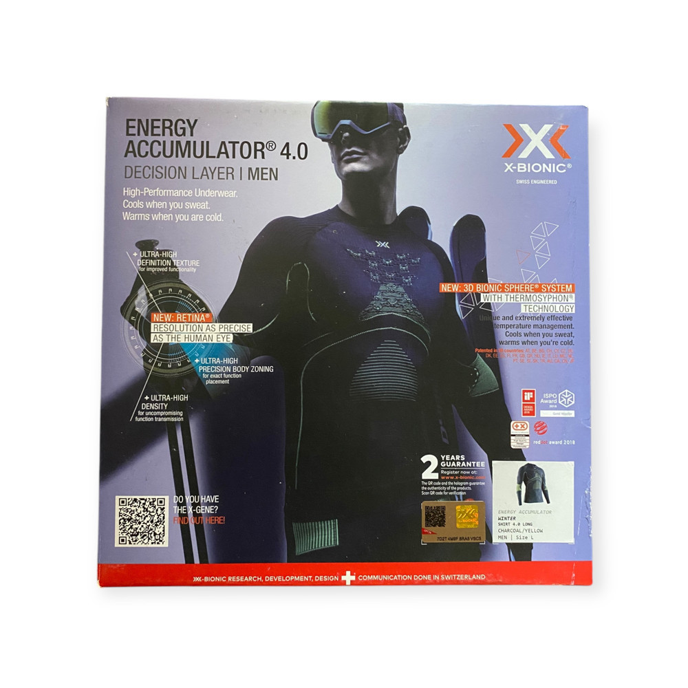 Термокофта X-bionic Energy Accumulator 4.0. зелений L (р) Київ - фото 2