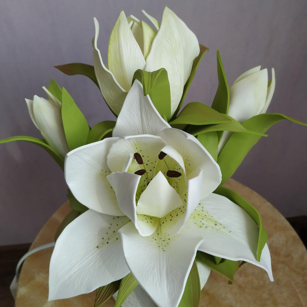 Світильник-нічник "Біла лілія" Дніпро - фото 2