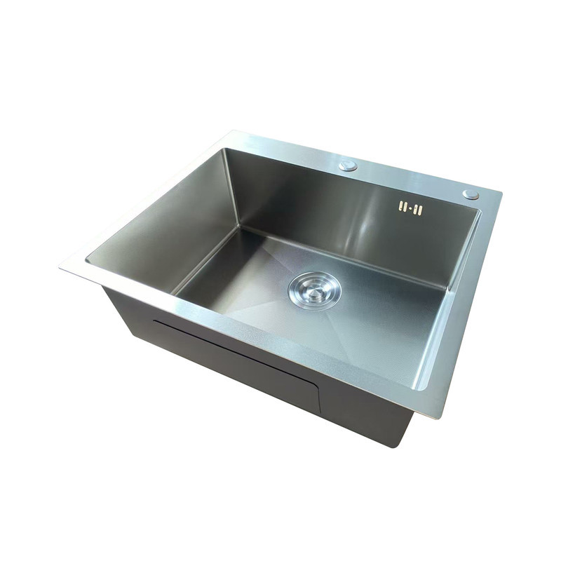 Кухонна мийка Mixxus MH6050 Micro Decor SS Color із нержавіючої сталі (3.0/0.8) колір нержавійка MI8220 Харків - фото 2