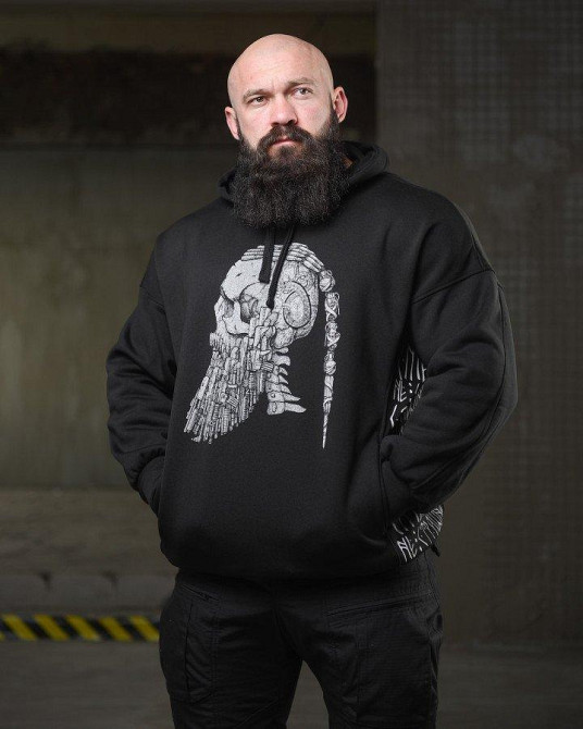 Теплая худи ghetto viking  НП4856 Одесса - изображение 3