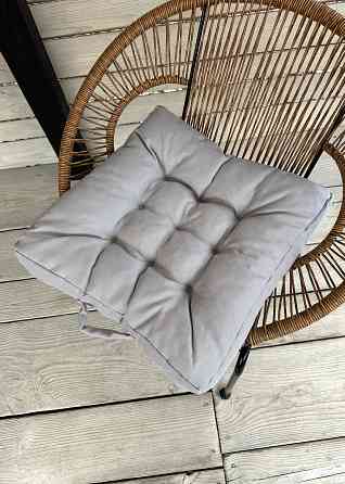 Подушка для стільців (50x50х8 см) Decorator Sawana колір світло-сірий 84-142 Київ