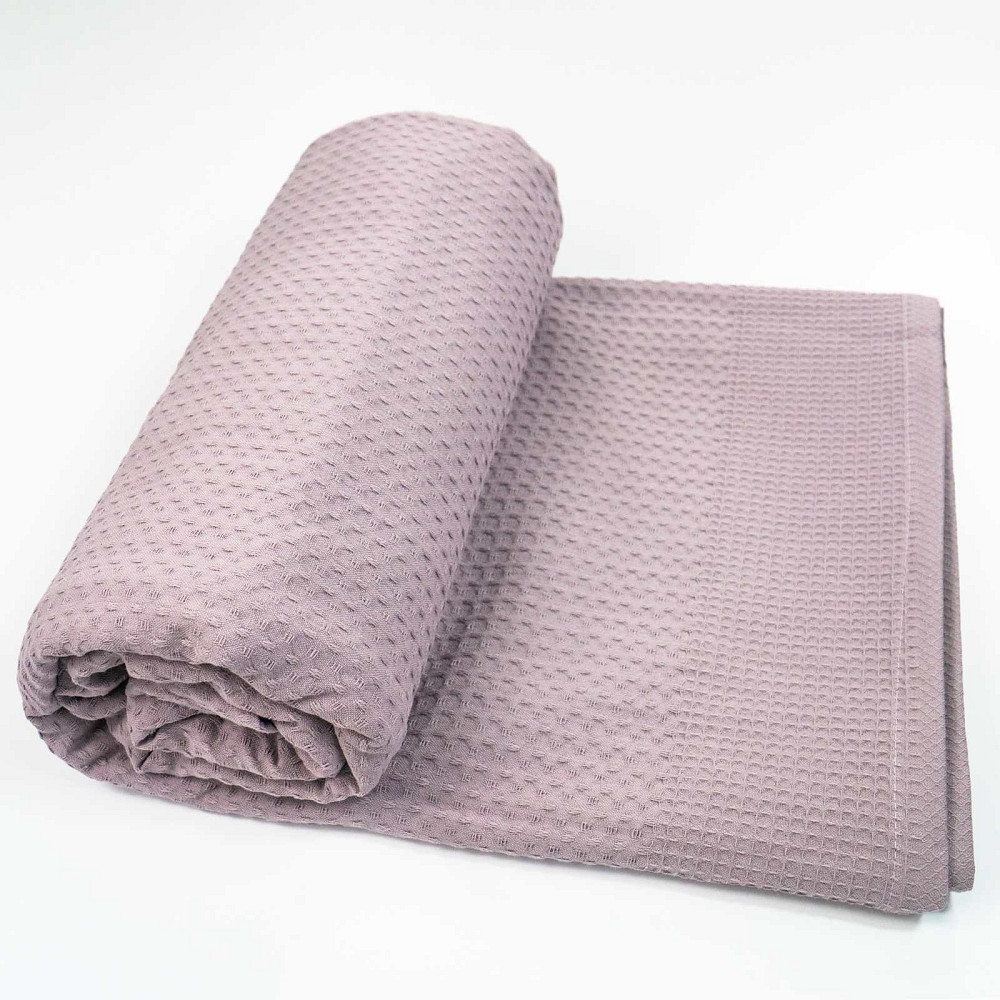 Простирадло-покривало вафельне GM TEXTILE 190х200см 220г/м2 (Капучіно) Суми - фото 1