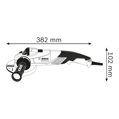 Шлифовальная машина Bosch GWS 18-150 L 150мм, 1800Вт, 10000об/мин, 2.6кг (0.601.7A5.000) Винница - изображение 5