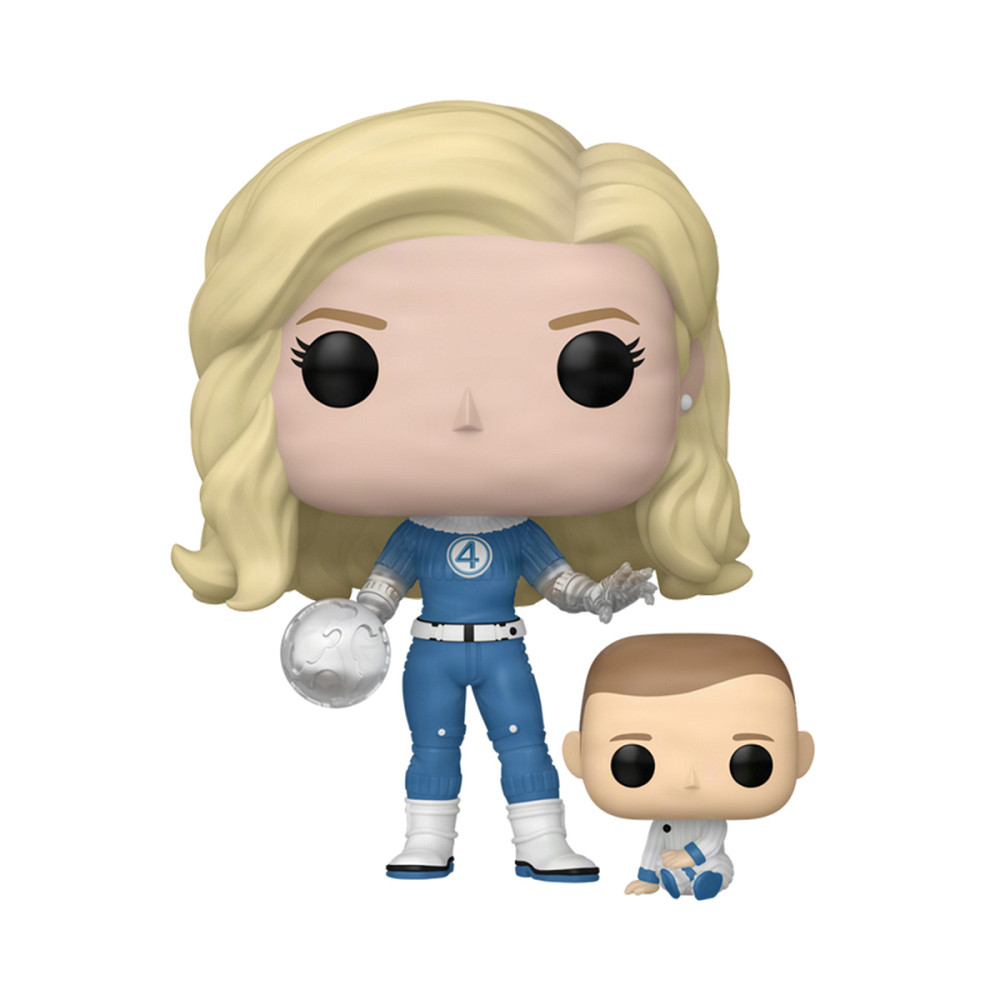 Набір ігрових фігурок Funko POP! серії Фантастична 4: Перші кроки - Невидима жінка й Франклін Днепр - изображение 2