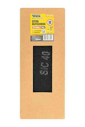 MASTERTOOL Сітка абразивна MASTERTOOL зерно 40 107х280 мм 08-0204 Коломия
