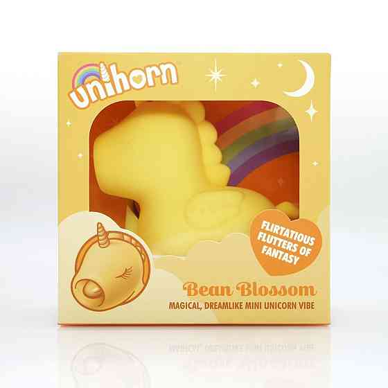 Вібратор-єдиноріжка Unihorn – Bean Blossom, пульсівний язичок Sex Aura Київ