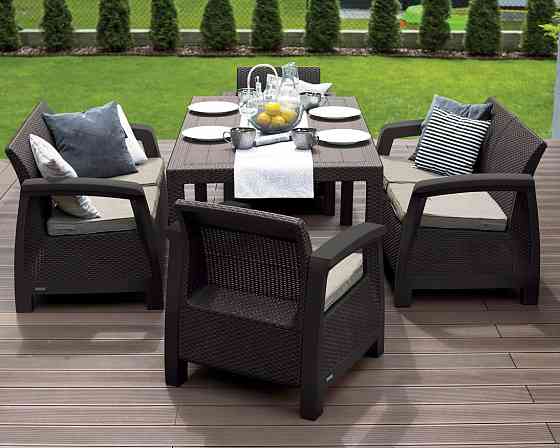 Набор мебели Keter Corfu Fiesta, коричневый Киев