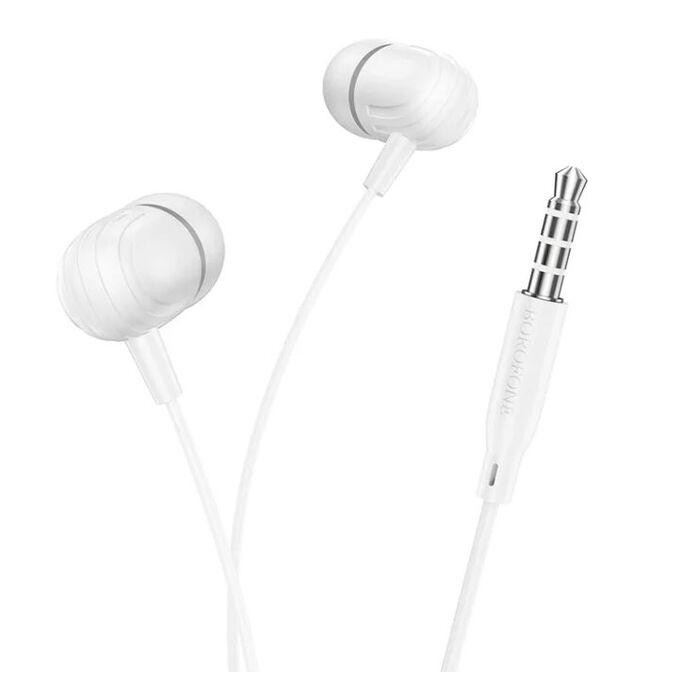 Навушники дротові BOROFONE BM77 (3.5mm) White Київ - фото 1