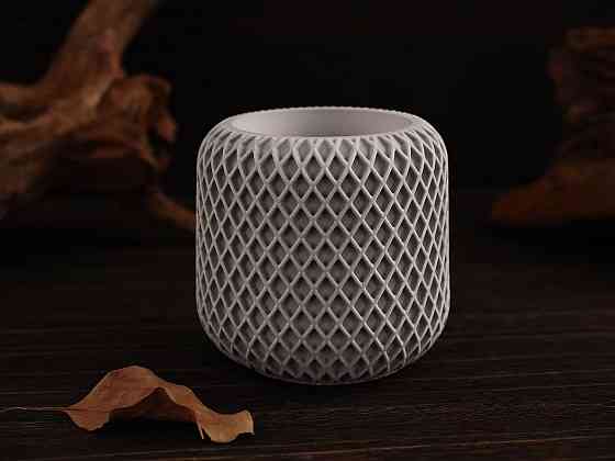 Силиконовая форма для подсвечника из смолы,глины,воска  72 х 70 мм 