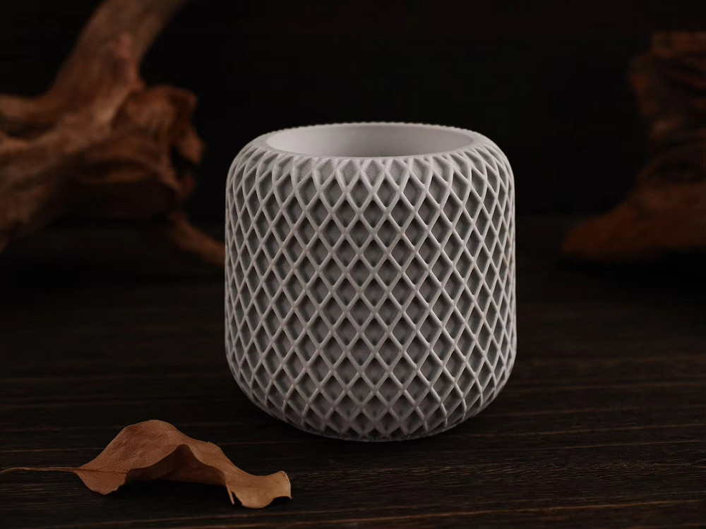 Силиконовая форма для подсвечника из смолы,глины,воска  72 х 70 мм 