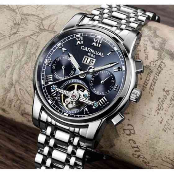 Годинник чоловічий механічний Carnival First Magnetic (2 ремінці) Київ