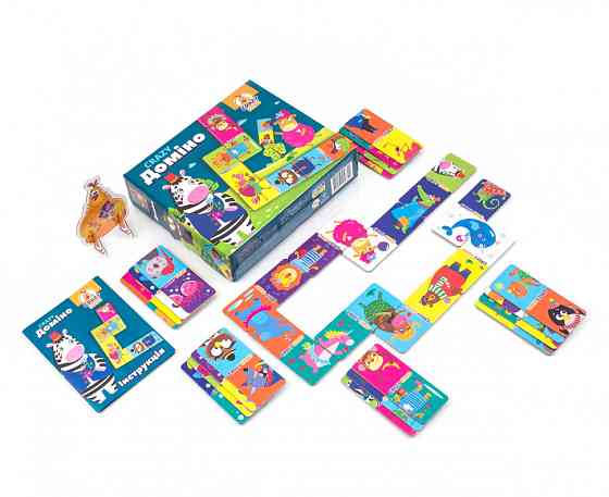 Детская игра настольная Crazy Домино VT8055-10 на укр. языке Винница