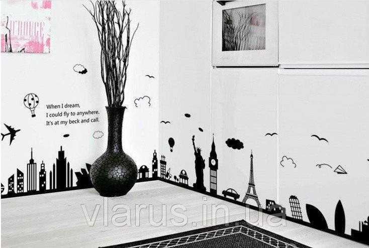 Наклейка самоклеющаяся на стену Чудеса света Киев - изображение 5