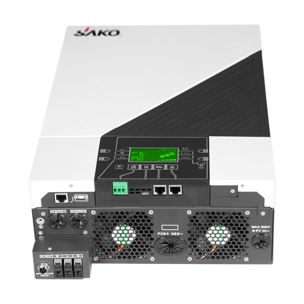 Автономний інвертор для сонячних панелей 6.2kW Sako SUNON IV 6.2KW/48V +120A MPPT, Off grid (42-00159) Київ - фото 5