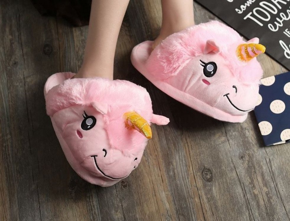 Домашні капці кігурумі Єдиноріг Рожеві Вінниця - фото 1