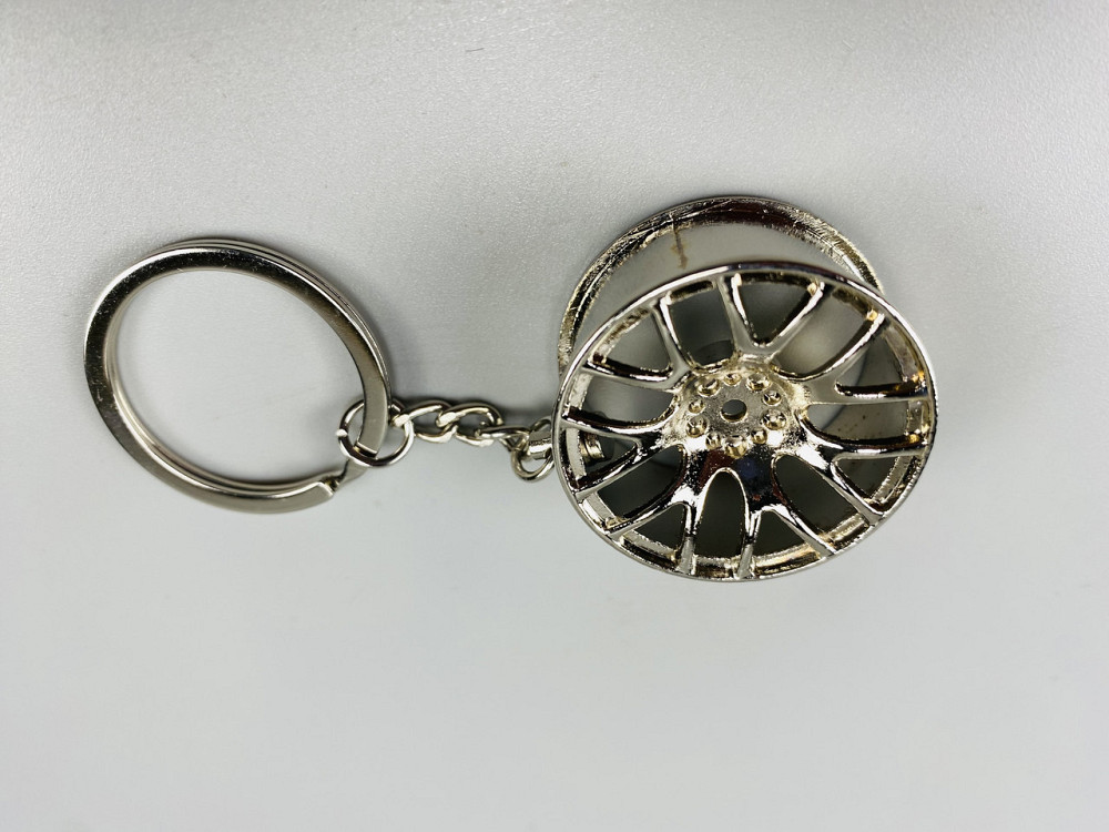 Автомобільний брелок диск-колеса, брелок на ключі для водія, брелок металевий на автомобільні ключі Мукачево - фото 7