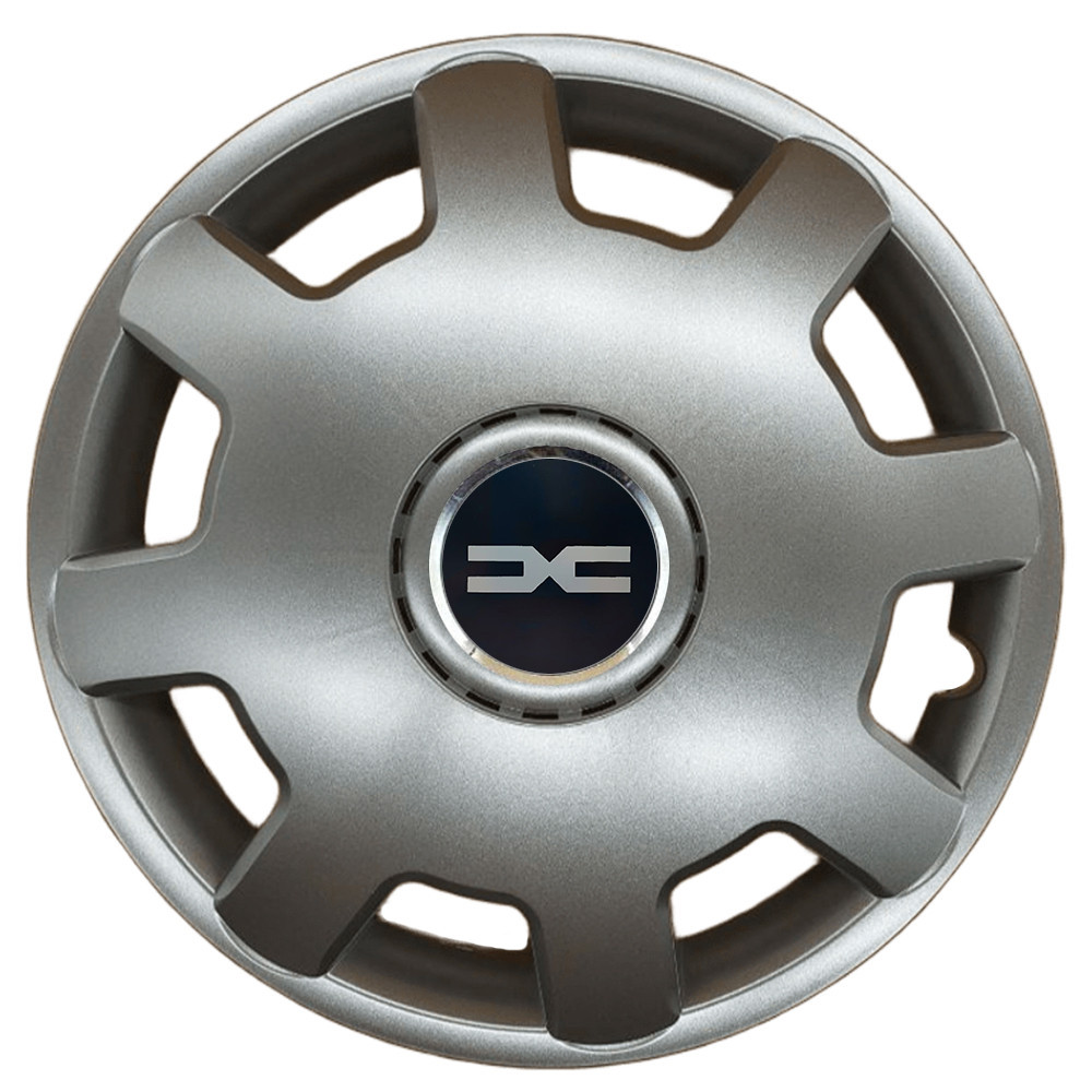 Автомобильные модельные колпаки R13 Dacia NEW 105 4шт, SJS, серебристые Киев - изображение 1